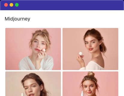 광고 문구와 이미지 제작